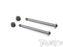 TP-102-R 64 Titanium Captured Design Hinge pin For Rear Hubs (For TEKNO EB410/ET410/EB410.2)