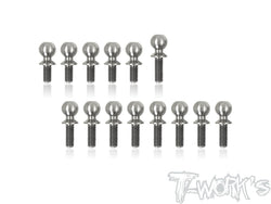 TP-104 64 Titanium Ball End Set  (For Team Associated RC10 B74/B74.1)