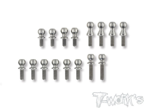 TP-107 64 Titanium Ball End Set  (For TEKNO EB410.2)