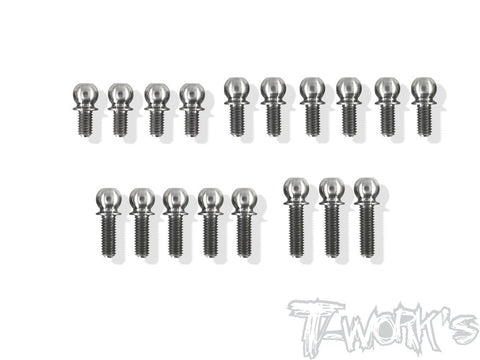 TP-108	64 Titanium 4.9mm Ball End  set ( For Xray T4F )