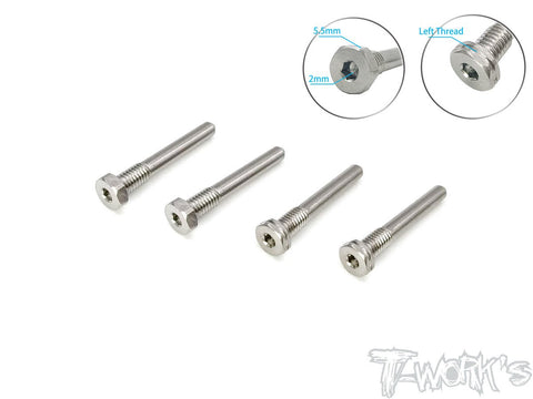 TP-119-K	64 Titanium  Screw Type Shock Pin Set ( For Kyosho MP11/MP10/MP10T/MP10E/MP9 TKI4/3  ) LT 2pcs. RT 2pcs.