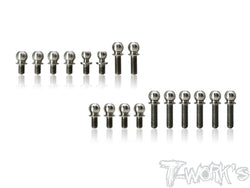 TP-130 64 Titanium Ball End set ( For Xray T4'21 )