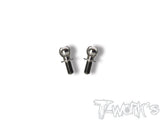 TP-132B 64 Titanium Mugen MTC2/MTC2R Ballstud  6x4mm/6mm/8mm ( 2pcs.)