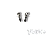 TP-132B 64 Titanium Mugen MTC2/MTC2R Ballstud  6x4mm/6mm/8mm ( 2pcs.)