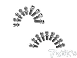 TP-146	64 Titanium Ball End Set  (For Yokomo BD11 / BD12/BD FWD ) 18pcs.