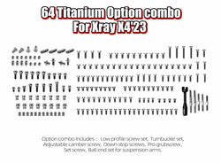 TP-166 64 Titanium Option Combo ( For Xray X4'23 )