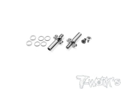 TP-169-B6-2	  64 Titanium Light Weight Front Axle -2mm ( For Team Associated RC10 B6.4/6.3/6.2/6.1/6 )