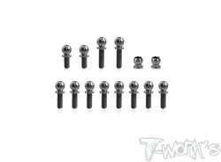 TP-172	64 Titanium Ball End set ( For Xray XB2D'23 )14pcs.