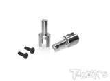 TP-180-X4'23	     64 Titanium Gear Diff. BB Driveshaft Adapters  ( For Xray X4'23)