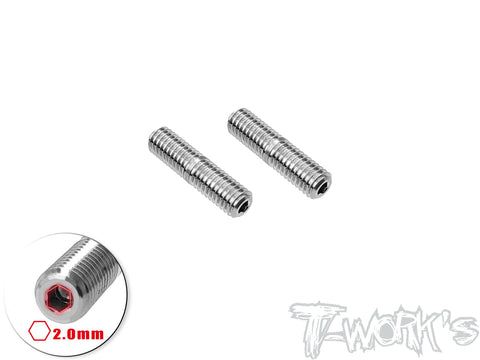 TP-193-B     64 Titanium Adjustable Camber Screw 5x20mm ( For Sparko F8 ) 2pcs.