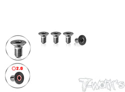 TP-800R-A    64 Titanium Centering Screw 3 x 6mm ( For Awesomatix A800R ) 4pcs.