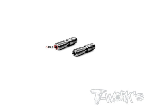 TP-X4-E	64 Titanium Adujustable Camber Screw 4x15mm ( For Xray X4 / X4 2023/X1'24 ) 2pcs.