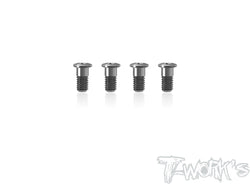 TP-X4-I	64 Titanium 3x6mm Smaller Head Low Profile Half Thread Screws ( For Xray X4 2023 )   4pcs.