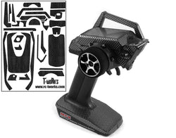 TS-002 Shiny Graphite Sticker (For Airtronics & Sanwa MT-4)