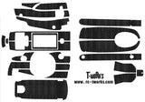 TS-010 Shiny Graphite Sticker (For Futaba 4PL/4PLS)