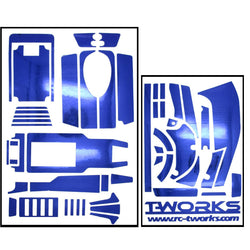 TS-027M Mirror Chrome Radio Skin Sticker ( For SPEKTRUM DX4R ) 4Colors
