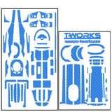 TS-029 3D Colour Graphite Sticker  (For Futaba 4PX ) 8Colors