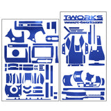 TS-033M Metal Chrome Radio Skin with LCD Screen Protector (For KO EX-2) 4 Colors