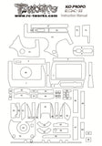 TS-034  Shiny Graphite Radio Skin with LCD Screen Protector (For KO EX-2)