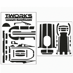TS-037 3D Colour Graphite Sticker  (For Futaba 4PV ) 8Colors