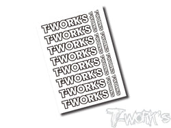 TS-039D	T-Work's Team White Decal D