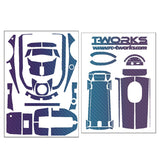 TS-048 3D Graphite Sticker (For Futaba 4PM )6Colors