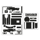 TS-050 3D Graphite Sticker ( For FlySky NB4 )6Colors