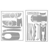 TS-052M Mirror Chrome Radio Skin Sticker (For Hitec LYNX 4S ) 4colors