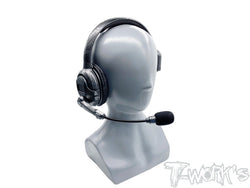 TS-055 Shiny Graphite Sticker (For Smartcom Headset) 2pcs.