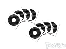 TS-057 Shiny Graphite  1/8 Buggy Rims Sticker 8pcs.