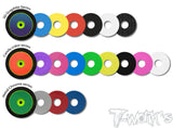 TS-060  3D 1/8 Truggy Rims Sticker  12pcs. (6colors)