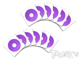 TS-061  1/8 Truggy Rims Sticker 12pcs.  (9colors.)