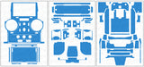 TS-062 3D   Sticker ( For Flysky PL18 )  6colors