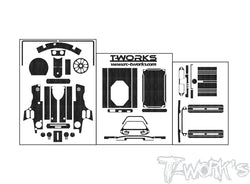 TS-065  Shiny Graphite Sticker ( For Flysky NB4 Pro )