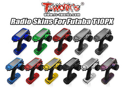 TS-066	3D Graphite Radio Skin Sticker ( For Futaba T10PX )  6colors