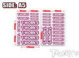 TS-070   Team T-Work's Color Decal    6colors