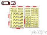 TS-070   Team T-Work's Color Decal    6colors