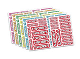 TS-070   Team T-Work's Color Decal    6colors