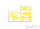 TS-072	 3D Graphite  Radio Skin Sticker ( For Futaba T3PV )   6colors