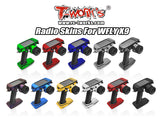 TS-074M	 Metal Chrome Radio Radio Skin Sticker ( For WFLY X9 )  4 Colors