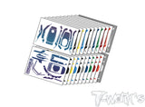 TS-074  3D Graphite Radio Skin Sticker ( For WFLY X9 )  6colors