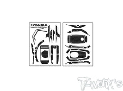 TS-075	Shiny Graphite Radio Skin Sticker ( For WFLY X9 )