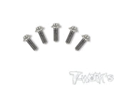 TSS-U-5 64 Titanium M2 Hex. Socket UFO Head Screw 5Pcs.