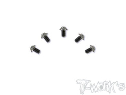 TSS-U-5 64 Titanium M2.5 Hex. Socket UFO Head Screw 5Pcs.