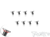 TSS-10DC       3mm x 5/8/12/15mm  110 Degree Countersunk Screw   (8pcs.)