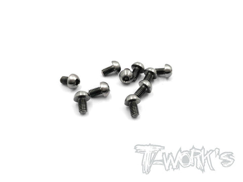 TSS-305B 3mm x 5mm  64 Titanium Hex. Socket Button Head Screw 10pcs