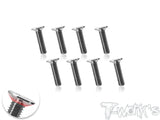 TSS-10DC       3mm x 5/8/12/15mm  110 Degree Countersunk Screw   (8pcs.)
