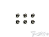 TSS-M4S M4 64 Titanium Hex. Socket Set Screw  6pcs.