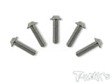 TSS-U-5 M4 64 Titanium Hex. Socket UFO Head Screw 5pcs.