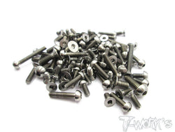 TSS-S120 64 Titanium  Screw set 61pcs. For Serpent S120